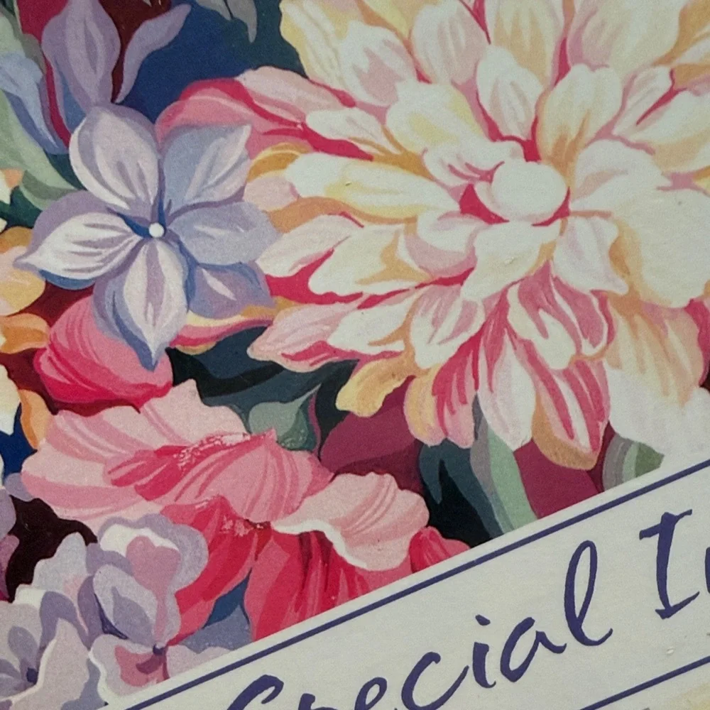 New Vintage 90’s Floral 'A Special Invitation' Invitation Cards. 4 packs of 8.